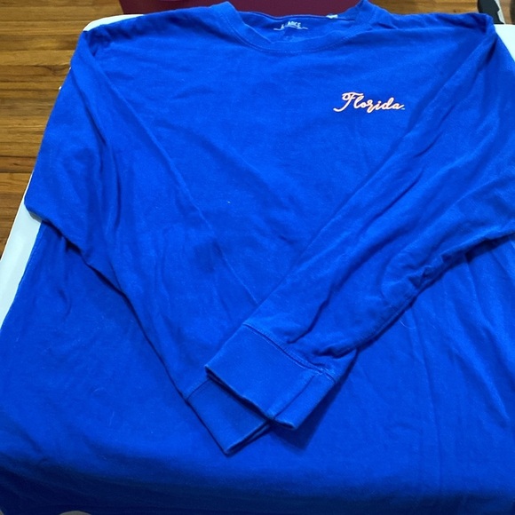 Pressbox Blue Florida Gators Long Sleeve Shirt WO SIZE XL DESIGN ON BACK CLEAN - Picture 5 of 10